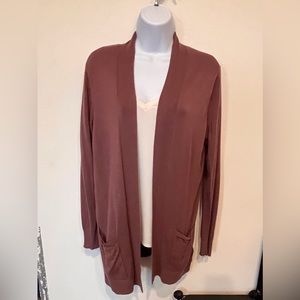 Express Cardigan Plum Lightweight Medium